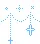 blue little cross