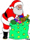 Santa With Bag Of Toys