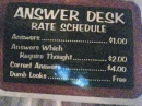 Answer desk
