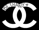 a chanel logo with the name "Bethany"
