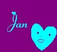 Jan with heart