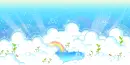 on clouds