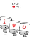 i love you jumping little thingies