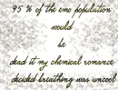 95% of the emo population would die if...