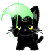 green umbrella