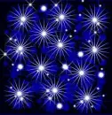 Blue and white design