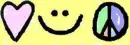 peace love smile 