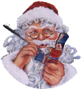 old fashioned santa