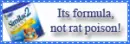 its formula, not rat poison