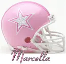 Marcella Cowboy Pink Helmet with Name