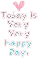 today is a happy day