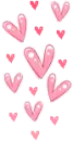 pink hearts