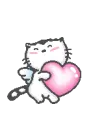 kitty in love