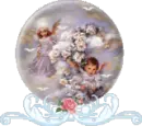 Angels in globe