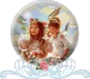 Angels in globe