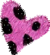 purple tigre heart