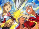 shessomaru&inuyasha fighting