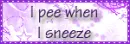 I pee when I sneeze