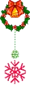 red snowflake