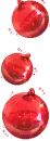 red ornaments