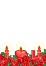 red candles