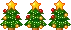 mini Christmas trees
