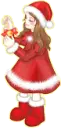 Santa girl