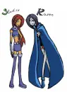 anime raven and Starfire