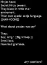 Ninjas vs Pirates