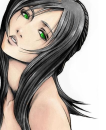 Black Haired Woman