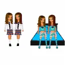 School Girls To Party Girls By Kiss