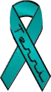 Cervical Cancer Awareness Ribbon
