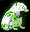 green wolf