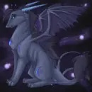 black evil horse