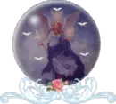 Angel in globe cross