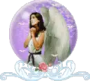 Angel in globe