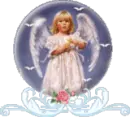 Angel in globe