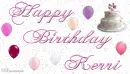 Happy Birthday Kerri