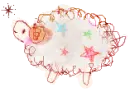 sheep looking at a star