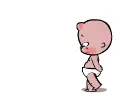 bobaby beware something will fall !
