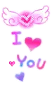 i love you heart wings