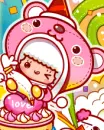 jaja making a yummy cake