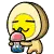 egg drinking soda