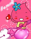 cute pink bubble