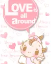 cute pink baby : love is all around