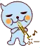 blue thingi playing music