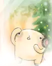 waiting for santa at christmas time