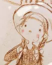 cute girl with a hat