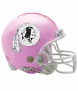 Pink Redskins Helmet with Name