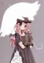 Alone Girl Holding Umbrella